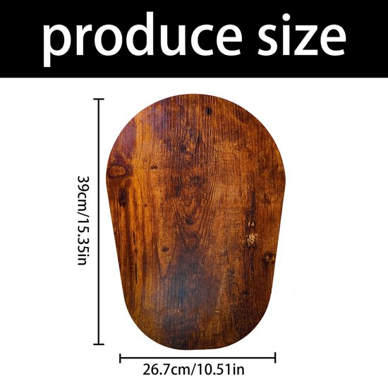 Glijmat Keukenmixer - Houten Textuur Accessoire - Eenvoudige Voedselbereiding - Duurzame Glijdende Lade - 267 x 39 cm - Houtkleur — afbeelding 4