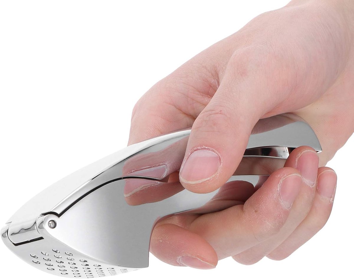 Knoflookpers - Gemberbreker - Keuken Gadget - Multifunctioneel 3-in-1 - 15.6 cm Lengte