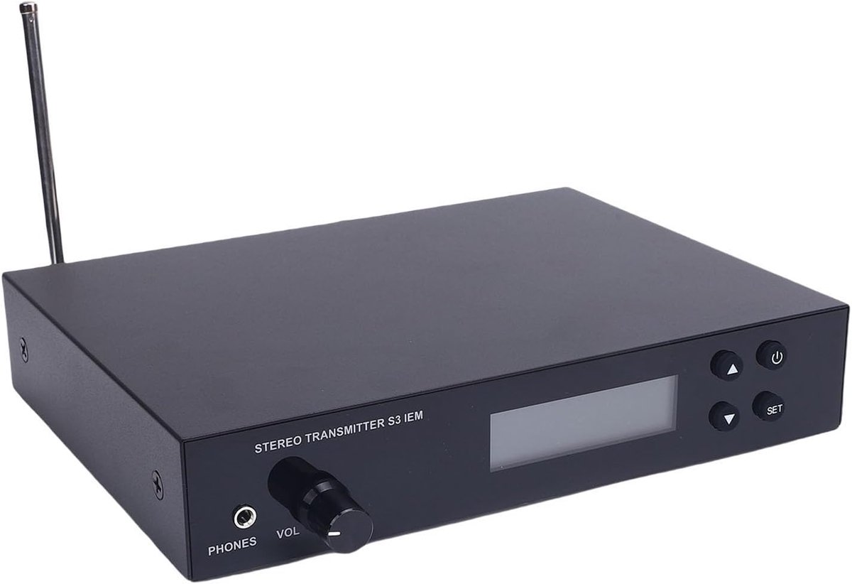 Draadloos IEM Systeem - In Ear Monitor - Live Optredens - Aluminiumlegering Constructie - 50 Meter Bereik