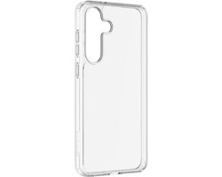 Cellularline Clear Duo Hoesje - Geschikt voor Samsung Galaxy S25 Fe - Transparant & Dual Materiaal - Transparant