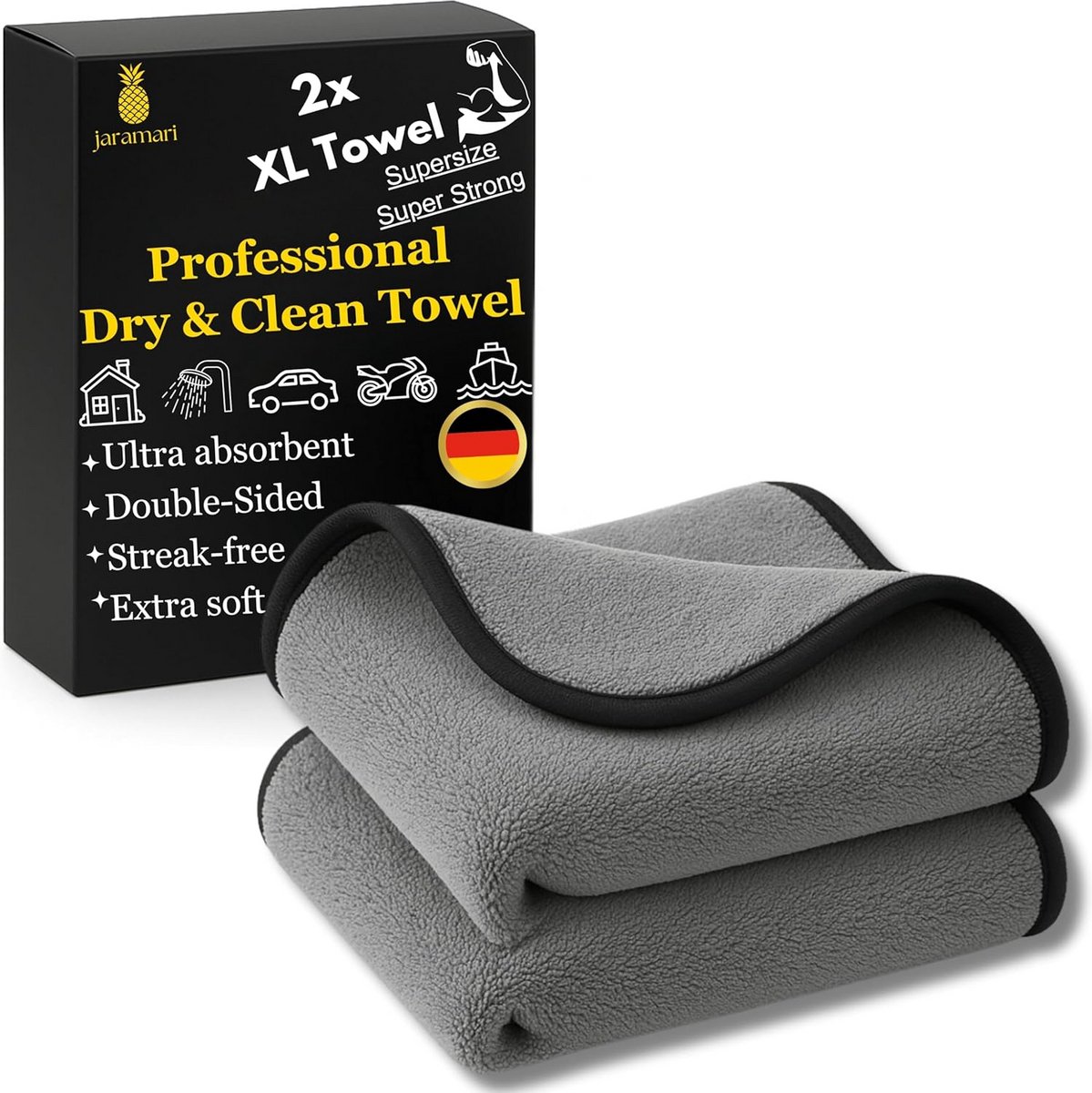 Super absorberende microvezeldoek 60 x 40 cm - Perfect voor auto en glasreiniging