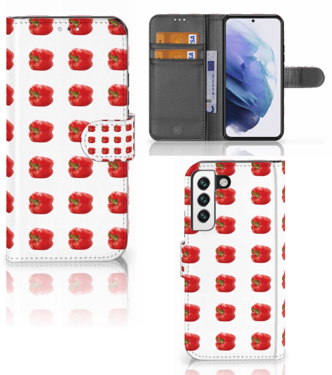 Boekhoesje voor Samsung Galaxy S22 Book Cover Paprika Red