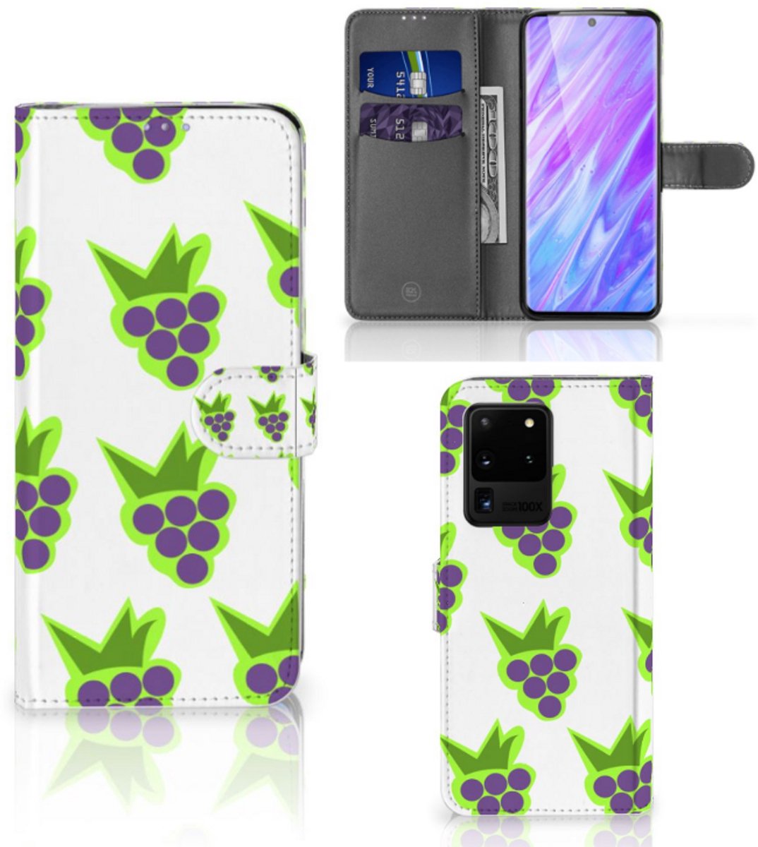 Samsung Galaxy S20 Ultra Book Cover Druiven