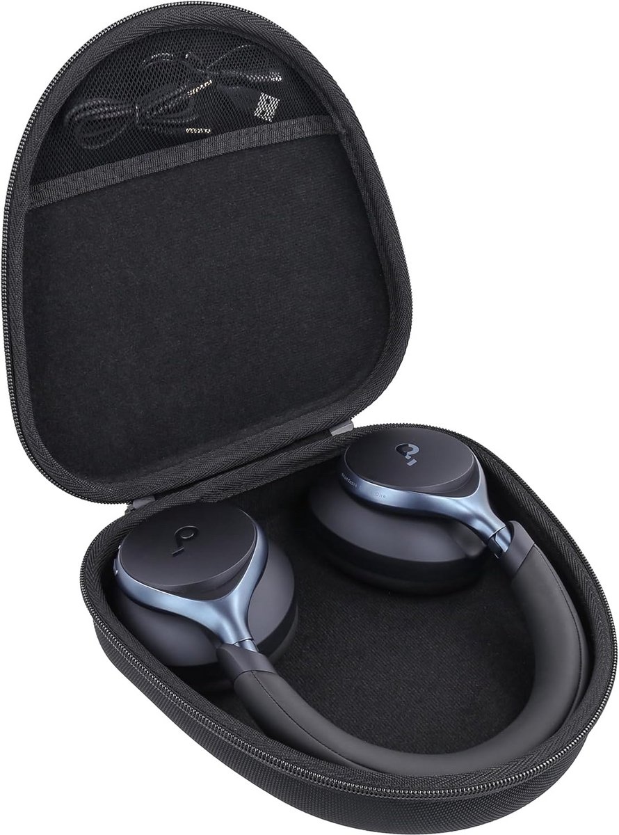 Harde Draagtas voor Noise Cancelling Hoofdtelefoons - Geschikt voor Space One Pro/Adaptive