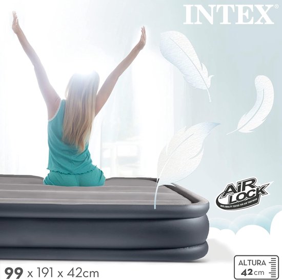 Luchtbed Deluxe - eenpersoons Pillow Rest 64132ND van Merkloos — afbeelding 4