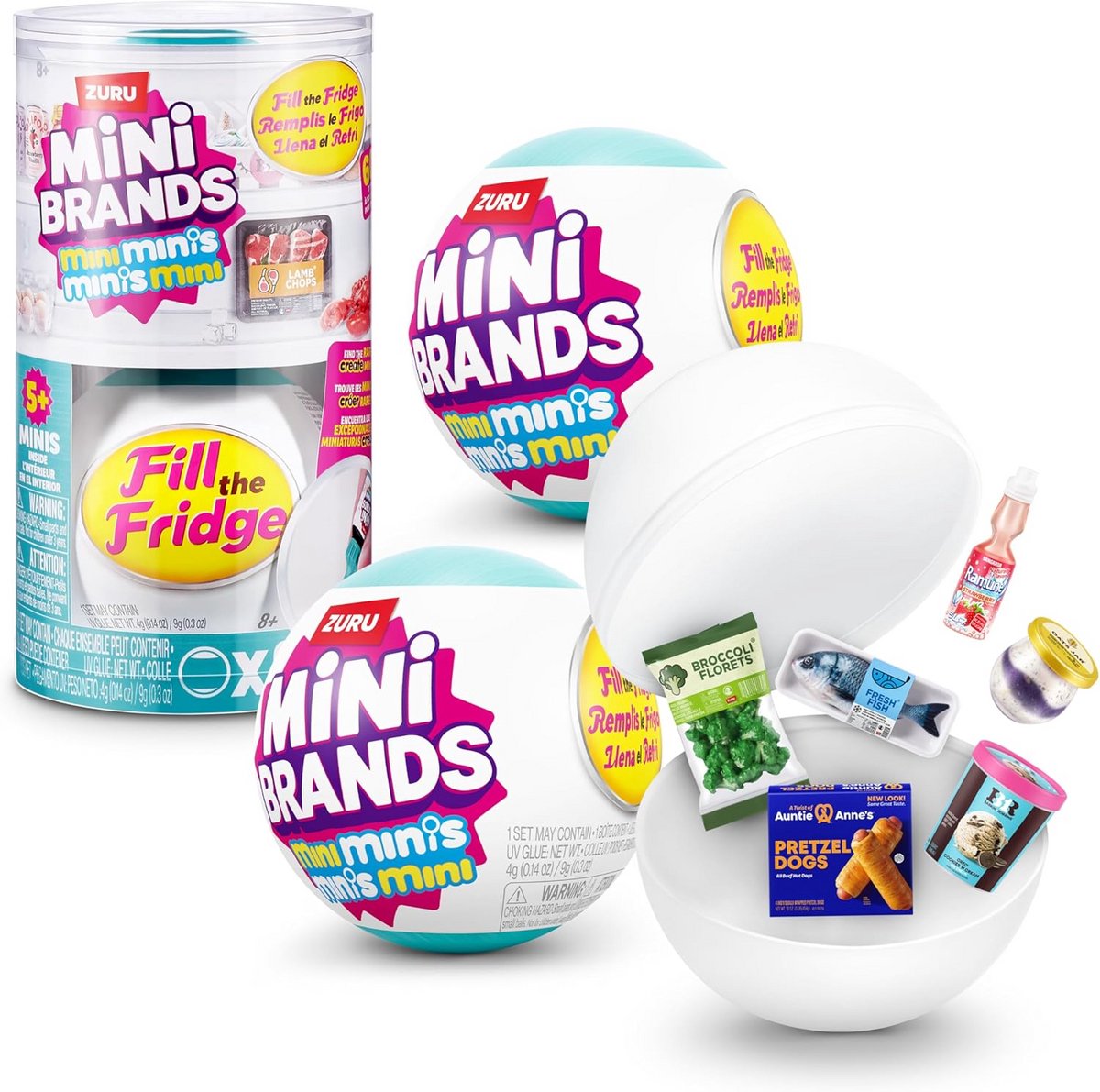 Mini Brands Koelkast Series - Capsules in PVC Tube (2 Stuks)