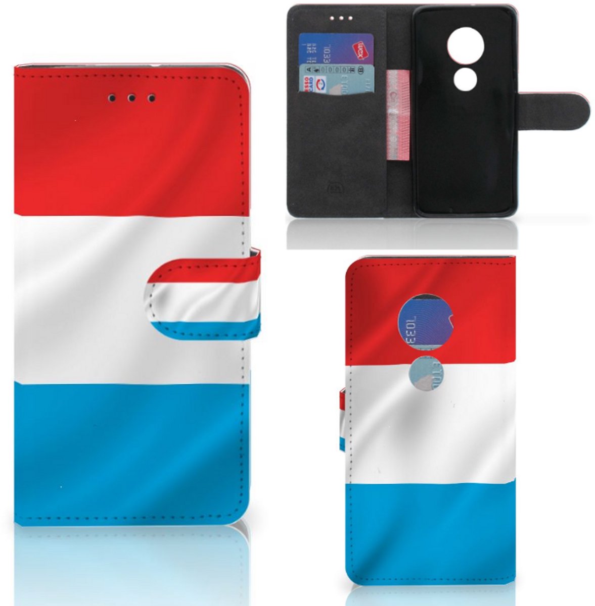 Motorola Moto G7 Play Bookstyle Case Luxemburg
