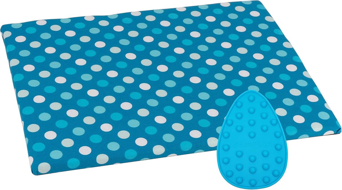 Strijkset met antislip strijkonderlegger en mini strijkijzerplank