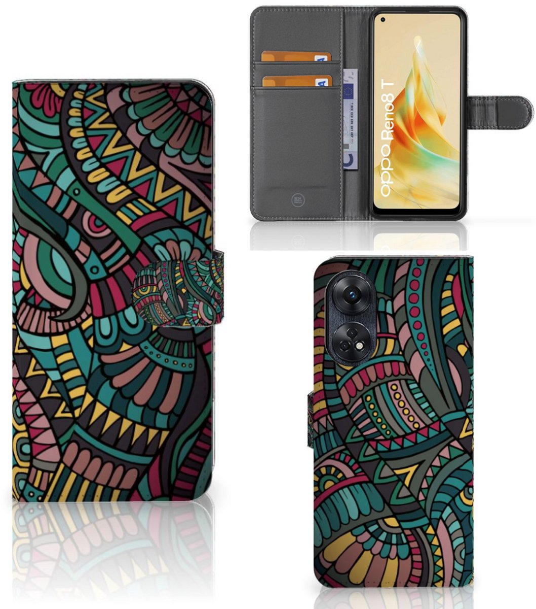 OPPO Reno8 T 4G Telefoon Hoesje Aztec