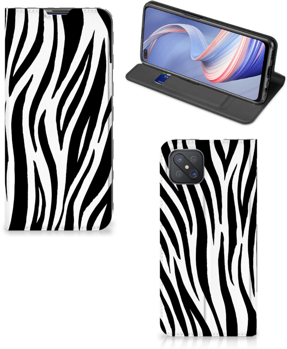 OPPO Reno4 Z 5G Hoesje maken Zebra