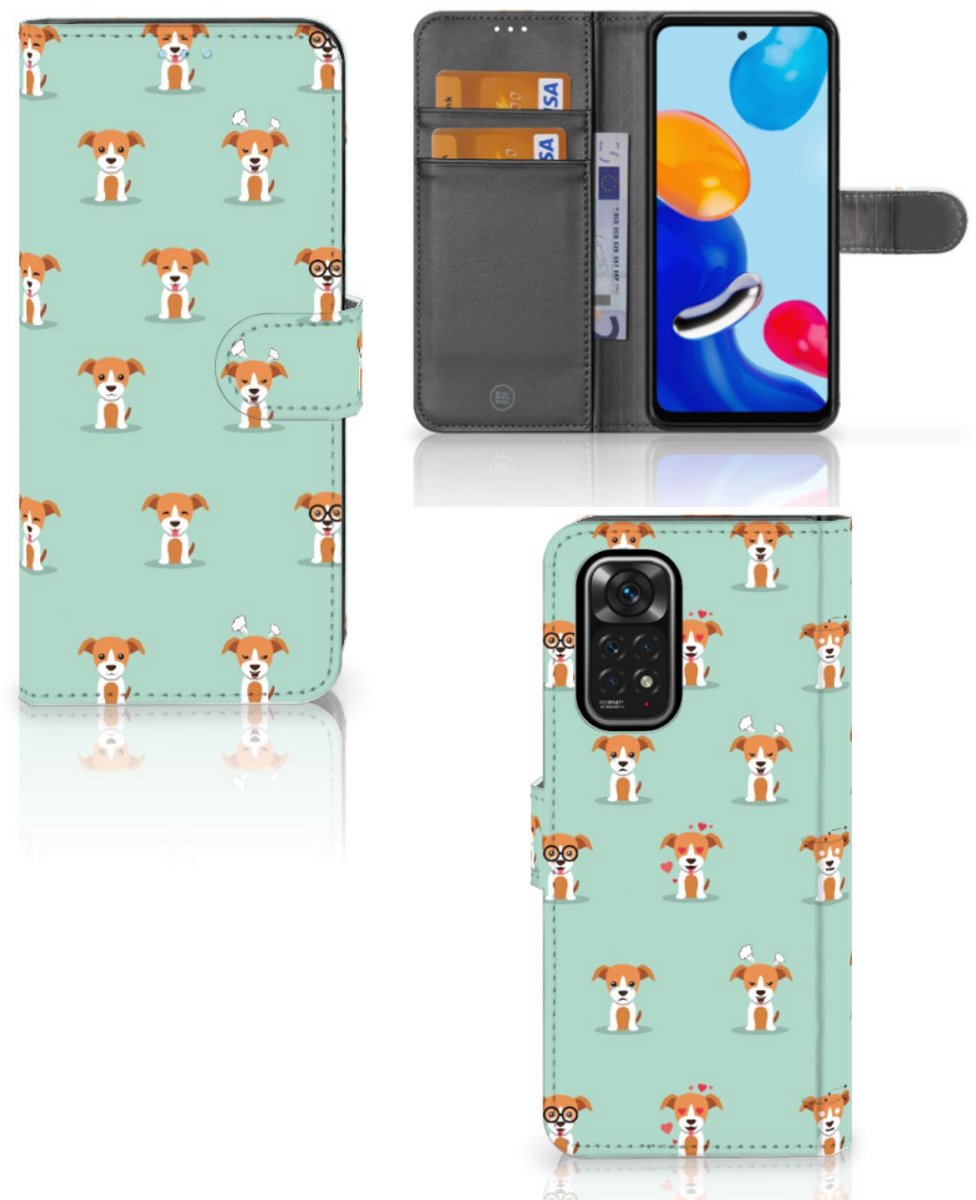 Xiaomi Redmi Note 11/11S Telefoonhoesje met Pasjes Pups