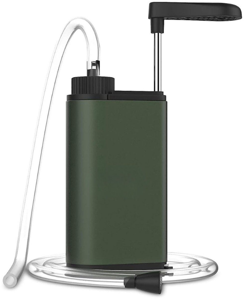 VIN® Waterfilter Survival – Survival Kit - Water Filter – Zuiver en Schoon Drinkwater – Gemakkelijke Bediening - Waterzuiveringsapparaat – Outdoor – 600 ML per Minuut – Professioneel Waterfilter