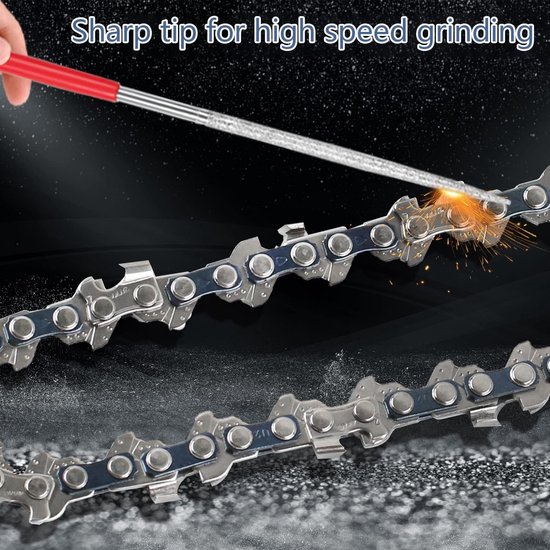 Mini-kettingzaag Set van 4 - Draagbaar, Oplaadbaar, voor Kettingzagen - 15 cm Zaaglengte met 1,1 mm Dikte van Merkloos	 — afbeelding 3