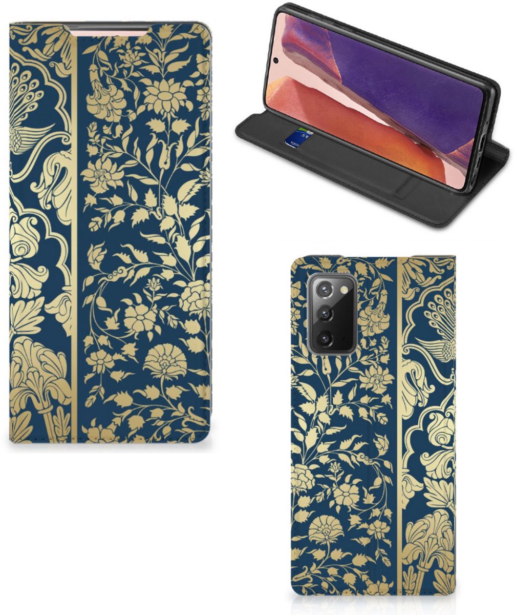 Samsung Galaxy Note20 Smart Cover Beige Flowers