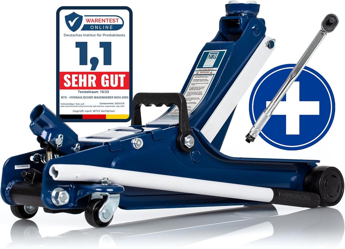 Hydraulische Lowliner Krik 2000 kg voor Verlaagde Voertuigen