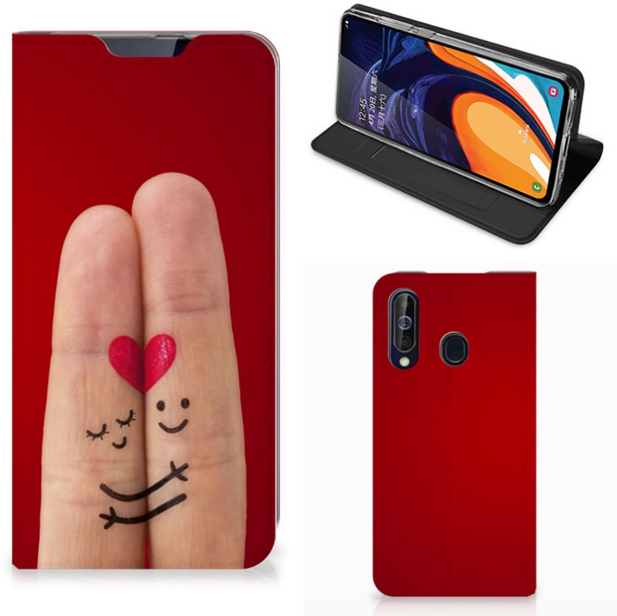 Samsung Galaxy A60 Hippe Standcase Liefde - Origineel Romantisch Cadeau