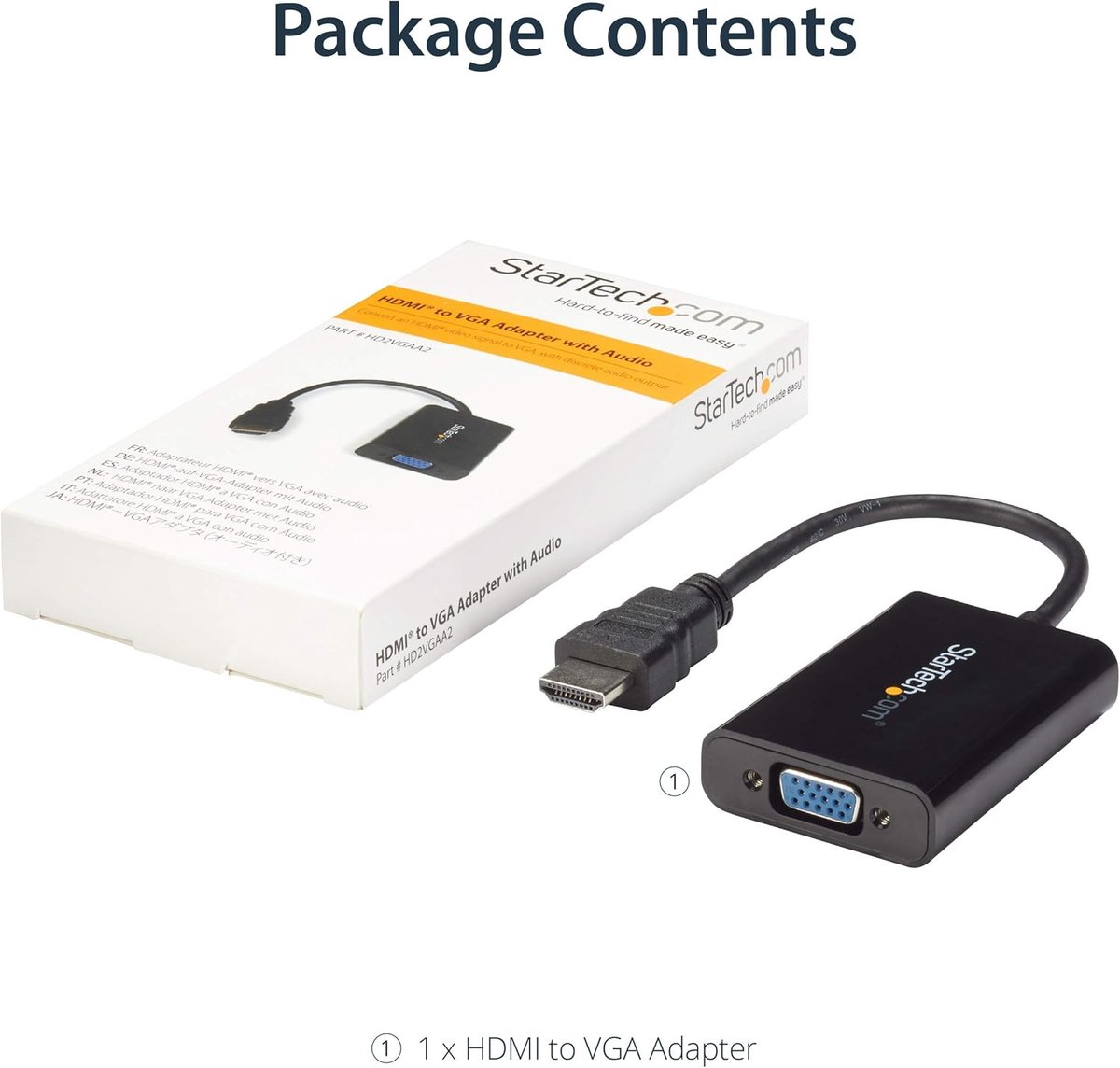 HDMI naar VGA adapter - Video converter voor laptop en monitor