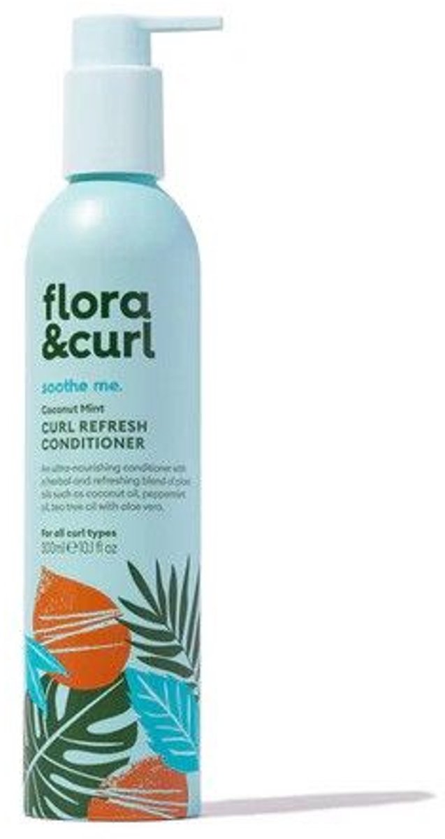 Flora & Curl Coconut Mint Curl Refresh Conditioner