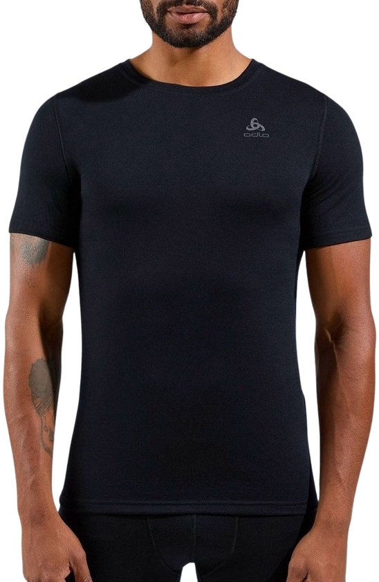 ODLO PERFORMANCE LIGHT ECO BL TOP CREW NECK L/S BLACK - Thermisch T-shirt