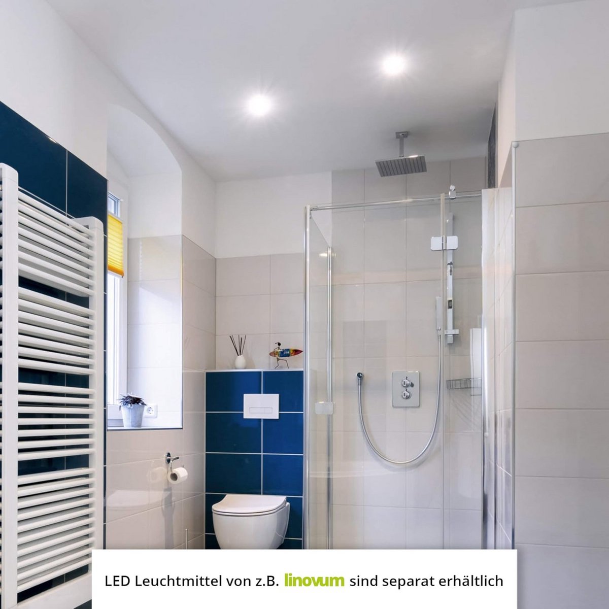 IP65 Inbouwspots Frame Geborsteld Aluminium voor Badkamer en Buiten - Inclusief GU10 Fitti