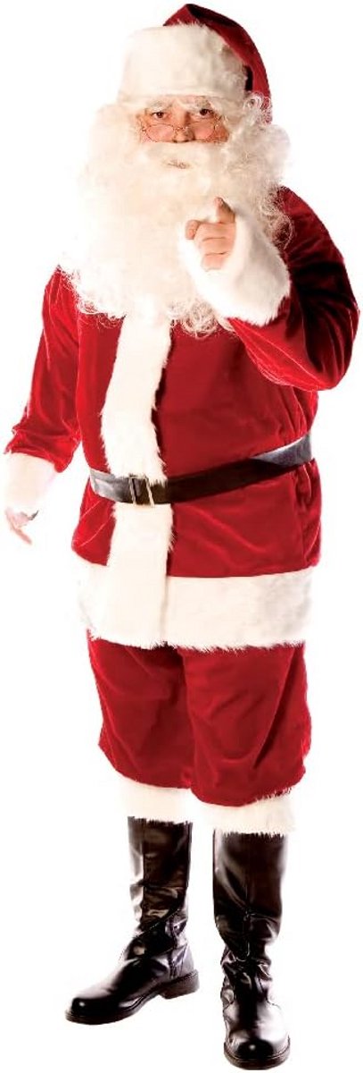 Luxe Kerstman Kostuum voor Heren - Complete Verkleedset