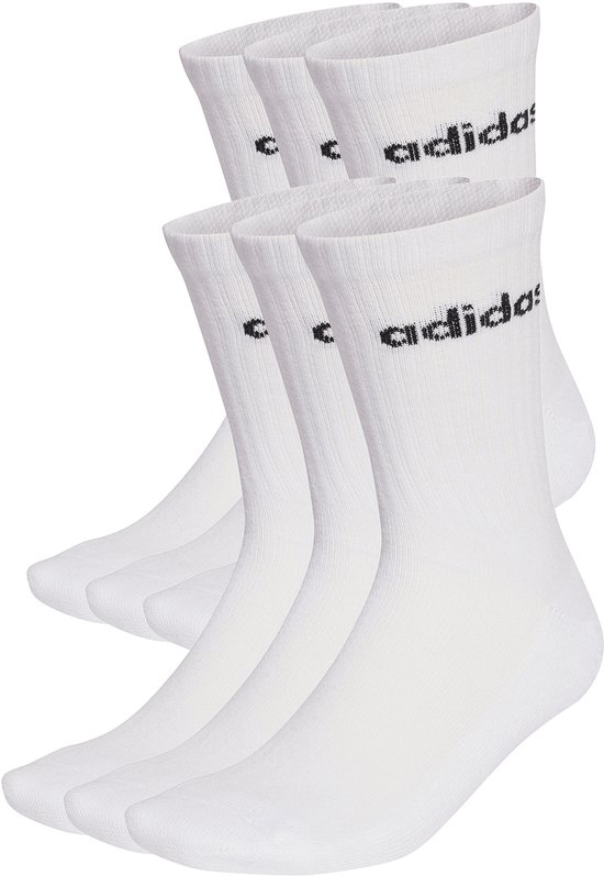Adidas Linear Crew Sokken (6-pack)