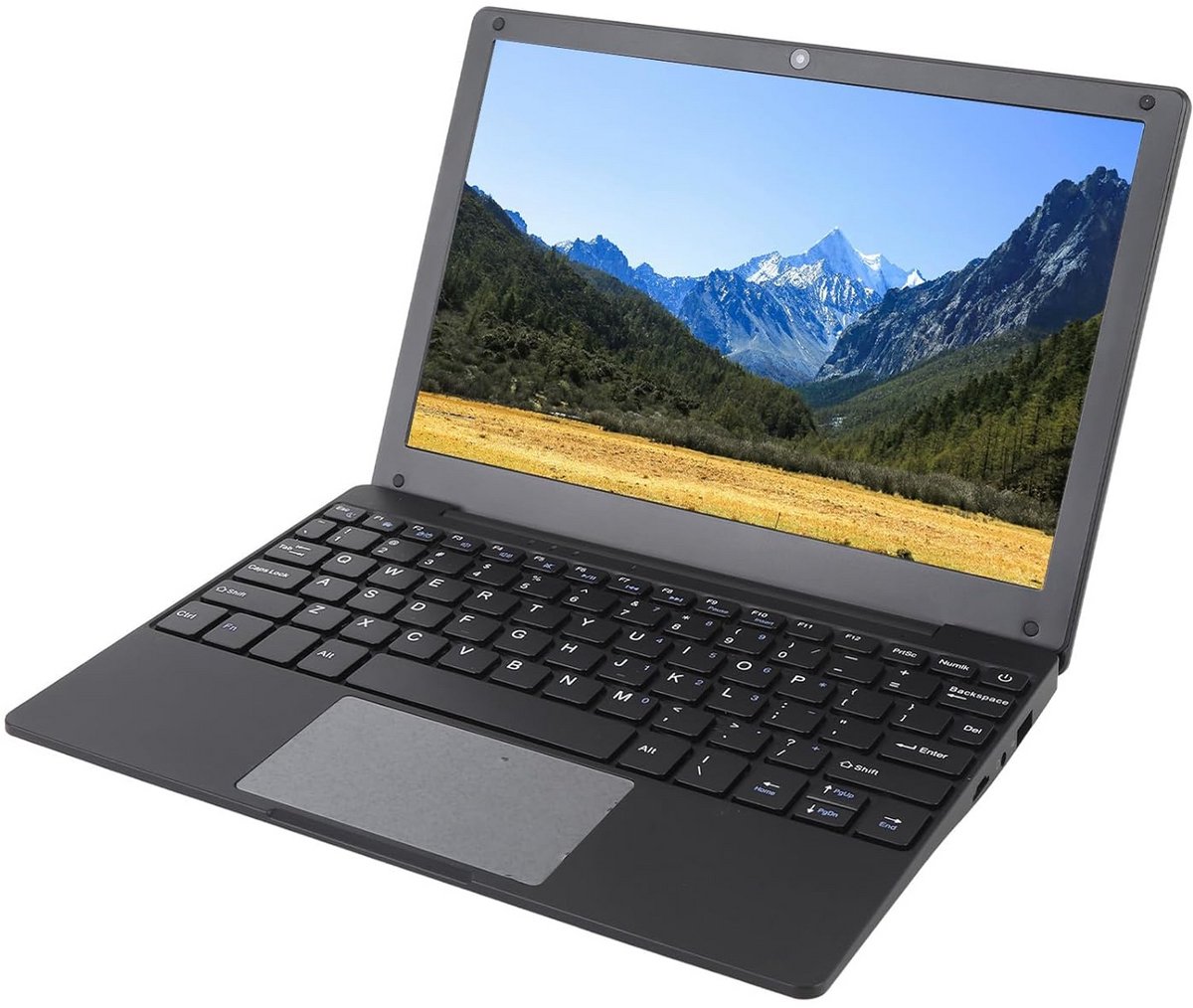 Compacte Laptop 10.1 Inch IPS Scherm, 8GB RAM, Quad Core, 1TB Opslag, WiFi 2.4/5GHz met Muis