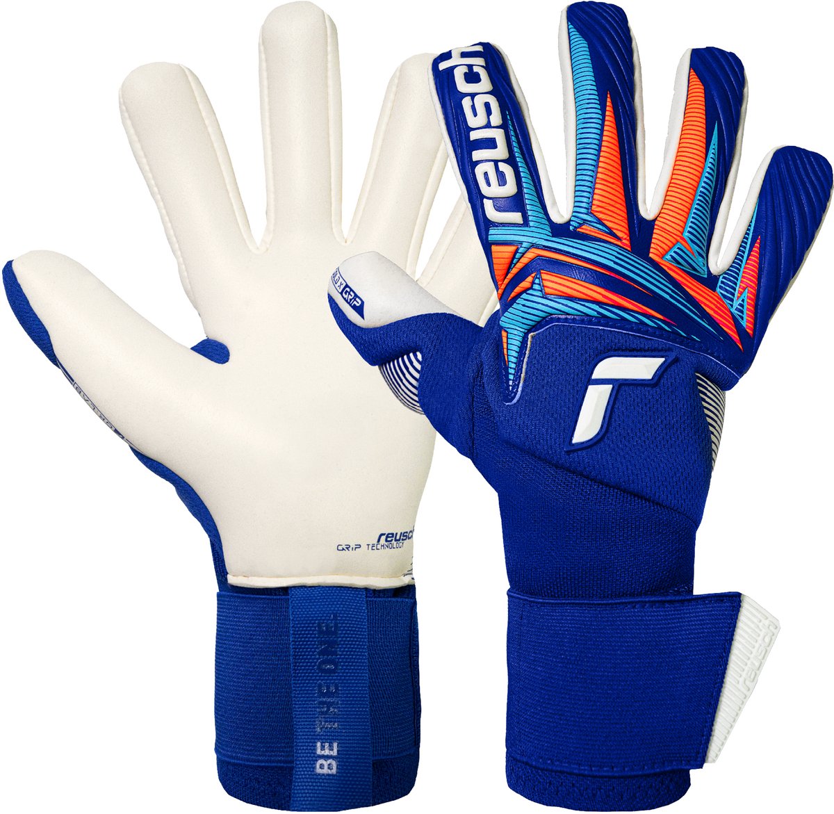 Reusch Attrakt Gold X NC Gravity Sharp Blue Keepershandschoenen - Maat 11