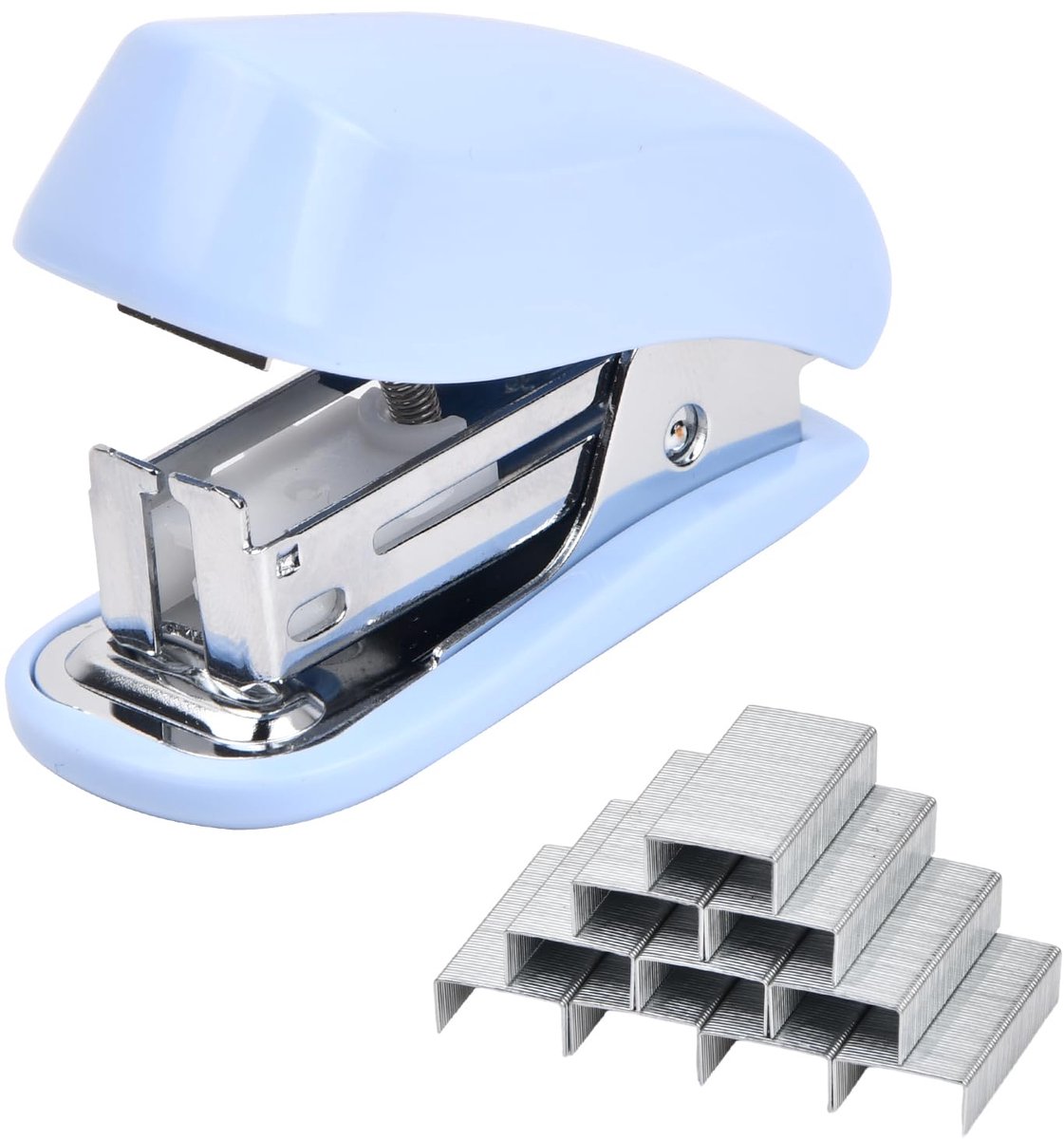 Mini Stapler Set - Handzaam en Lichtgewicht - Inbegrepen 830 Nietjes