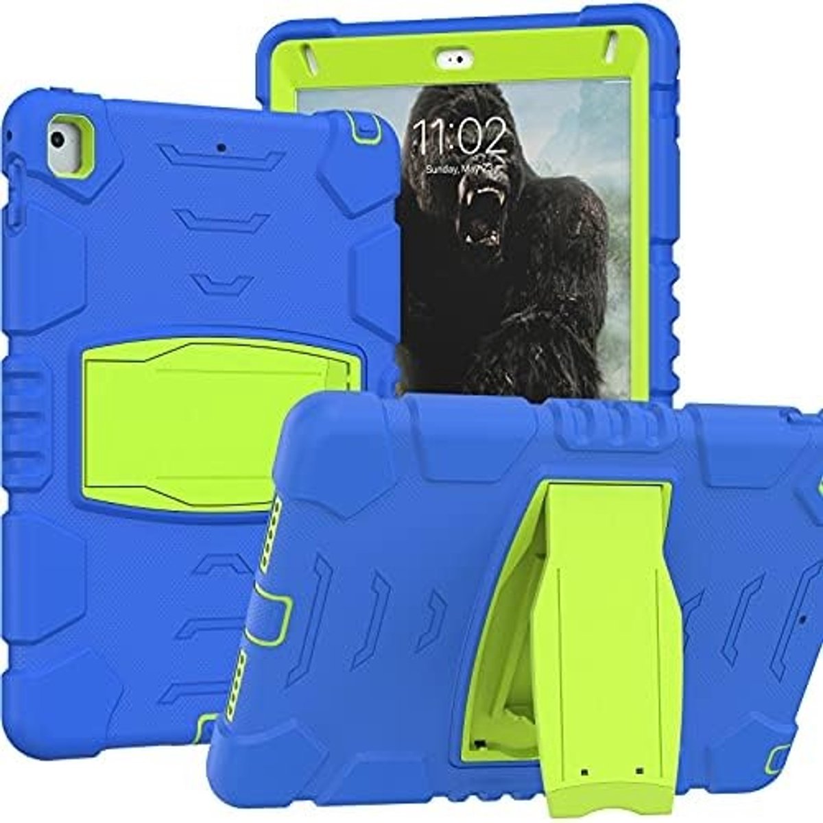 Beschermhoes voor iPad Pro 9,7 inch (2016) – Schokbestendige standaardhoes blauw/groen