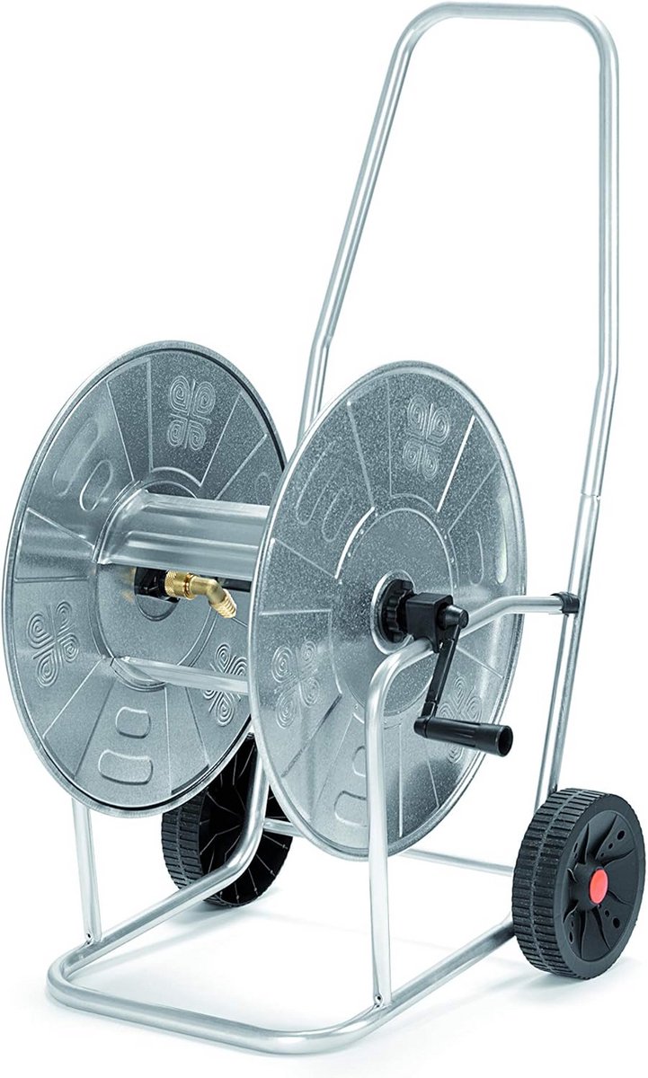 Robuuste Metalen Slangwagen voor Tuinslangen tot 120 Meter