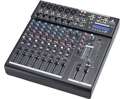 10-Kanaals Mixer - Met FX en mediaspeler - Devine MixDesk 1002FX-MP - Multikleur