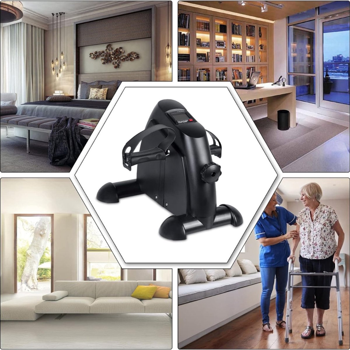 Aurixi® Bureaufiets Deskbike met LCD-Display - afbeelding 3