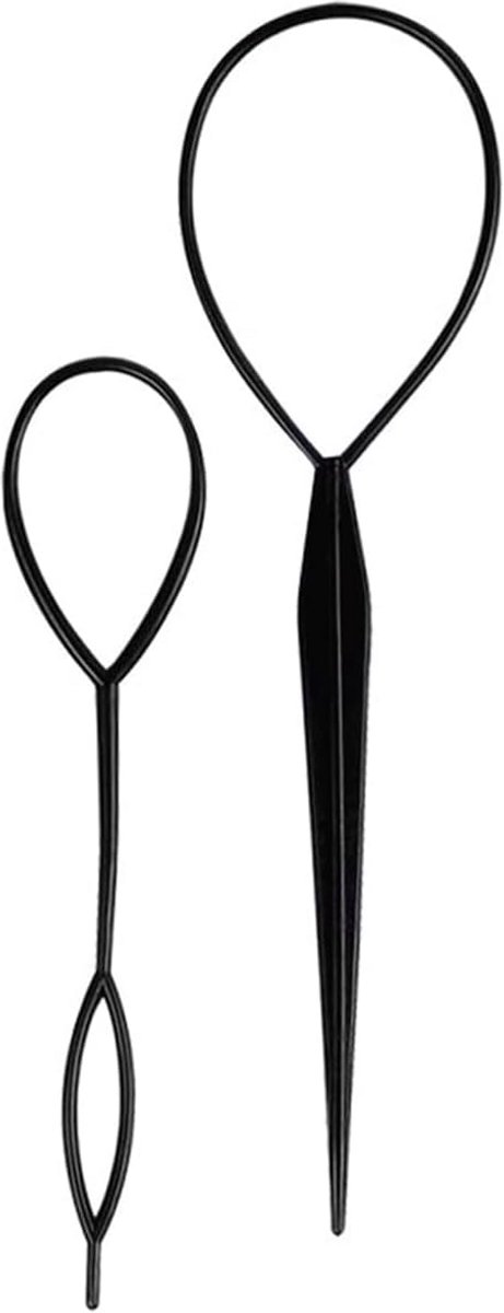 Haarvlecht Toolset: Perfecte Paardenstaart & Vlechten Maken Accessoire (2 Stuks)