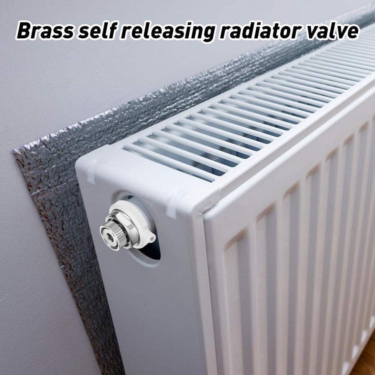 Set van 3 Automatische Radiatorkranen 1/2 Inch Zelfontluchtend