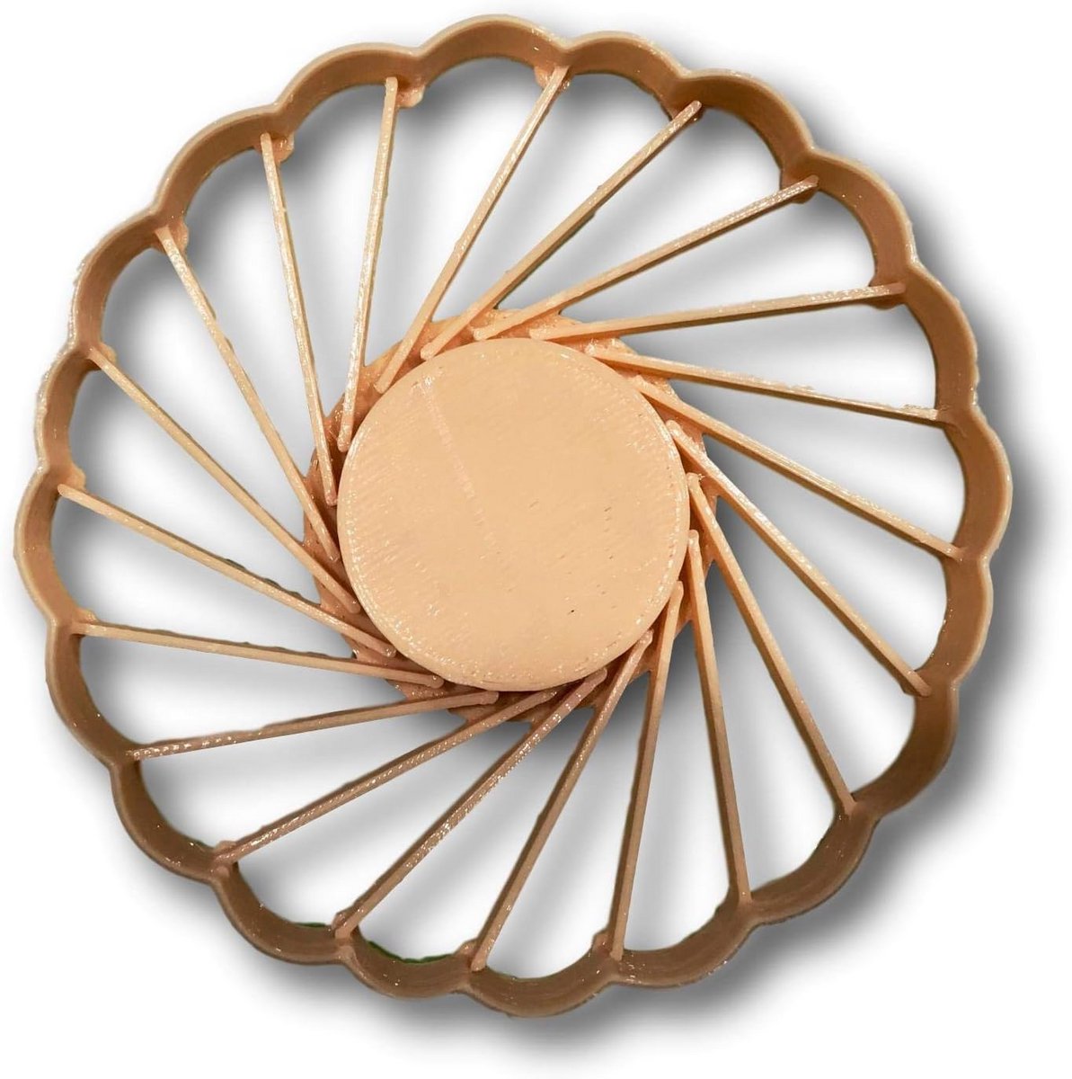 Cirkel Vorm Koekjesvorm - Duimafdruk Stempel - 6,35 cm