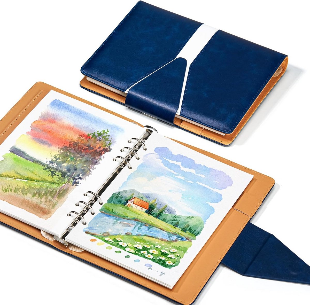 Schetsboek voor Aquarelverf Katoen 300g A5 Hot Press 20 Vel