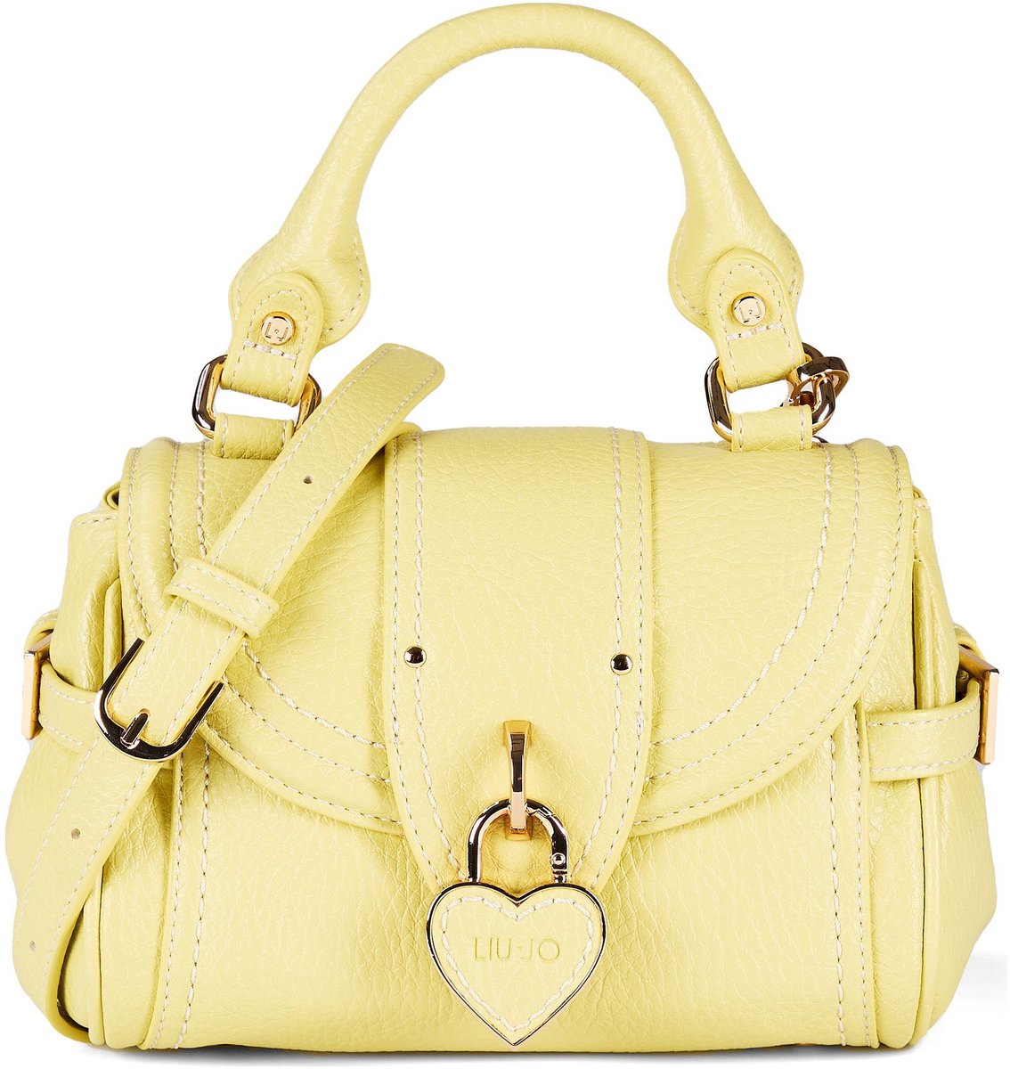 LIU JO handtas schoudertas Corniola Top Handle Avocado Lichtgeel