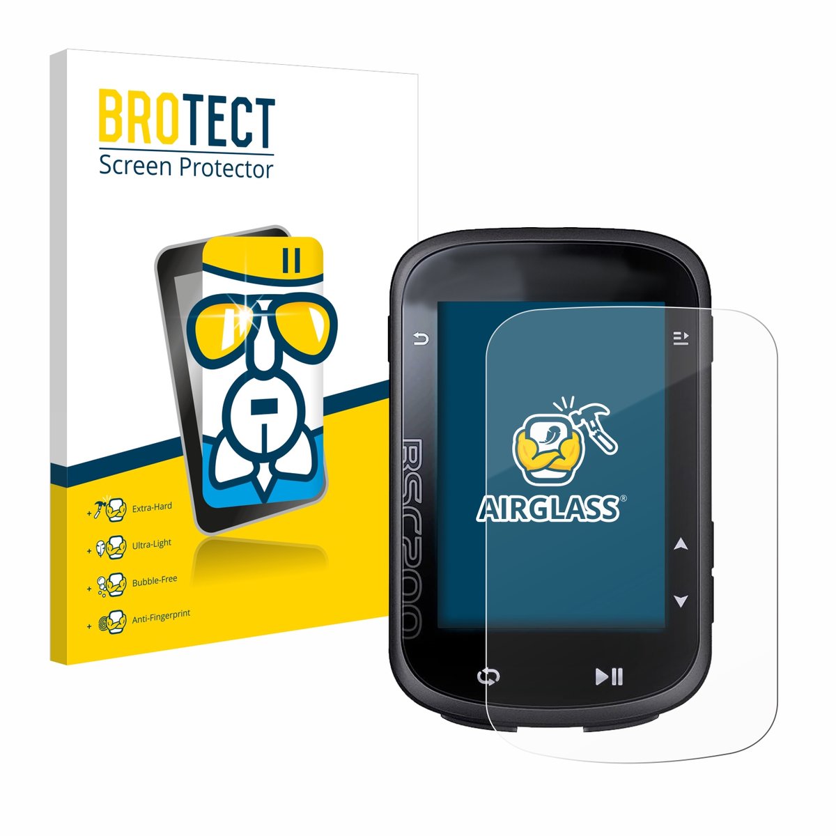 Screenprotector voor igpsport BSC200 Beschermglas transparant