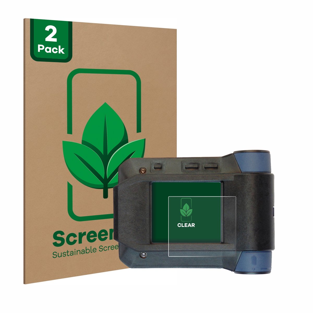 2 Stuks Screenprotector voor Swissphone s.Quad X15/ X35/ C45/ C35 - Hoogwaardige Beschermfolie transparant