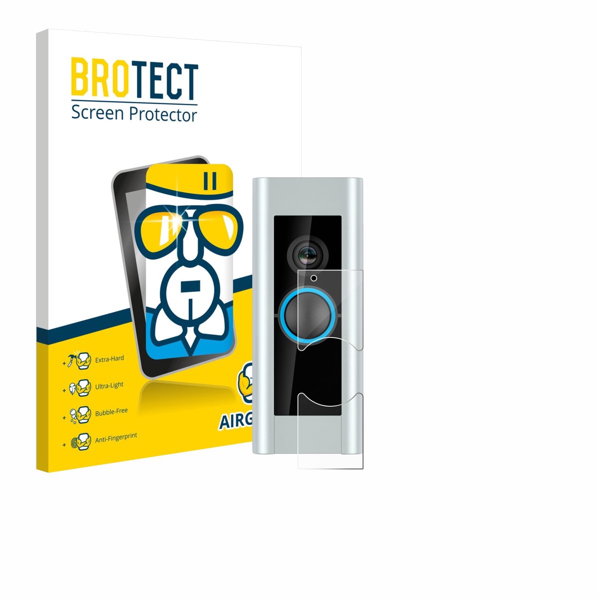 BROTECT Glas Screen Protector voor Nikon Z 6 / Z 7 (3 Stuks) Schermbeschermer [9H Hardheid, Beschermglas-Folie niet Gehard Glas