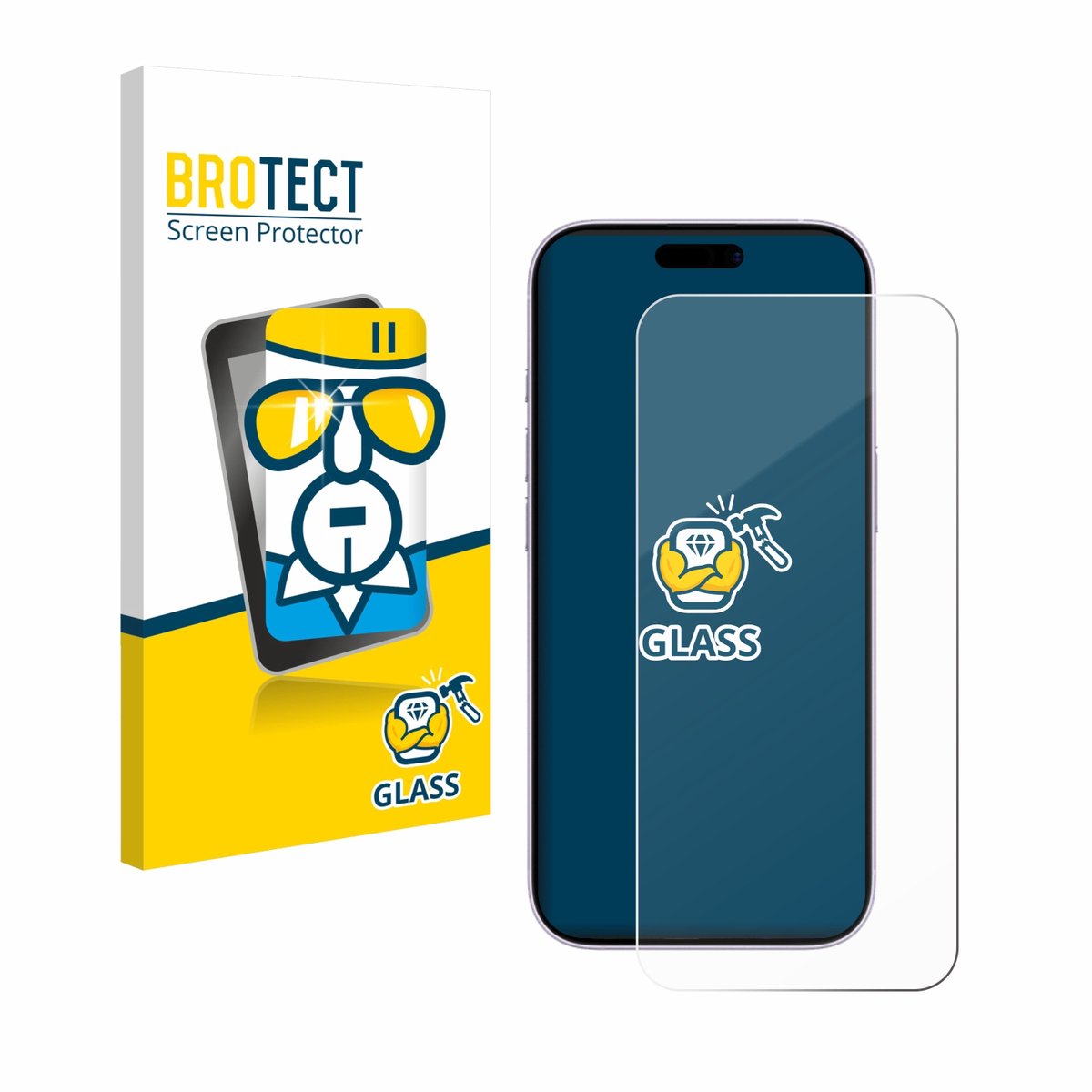 BROTECT - Glas Screenprotector voor Apple iPhone 17 - Gehard Beschermglas 9H
