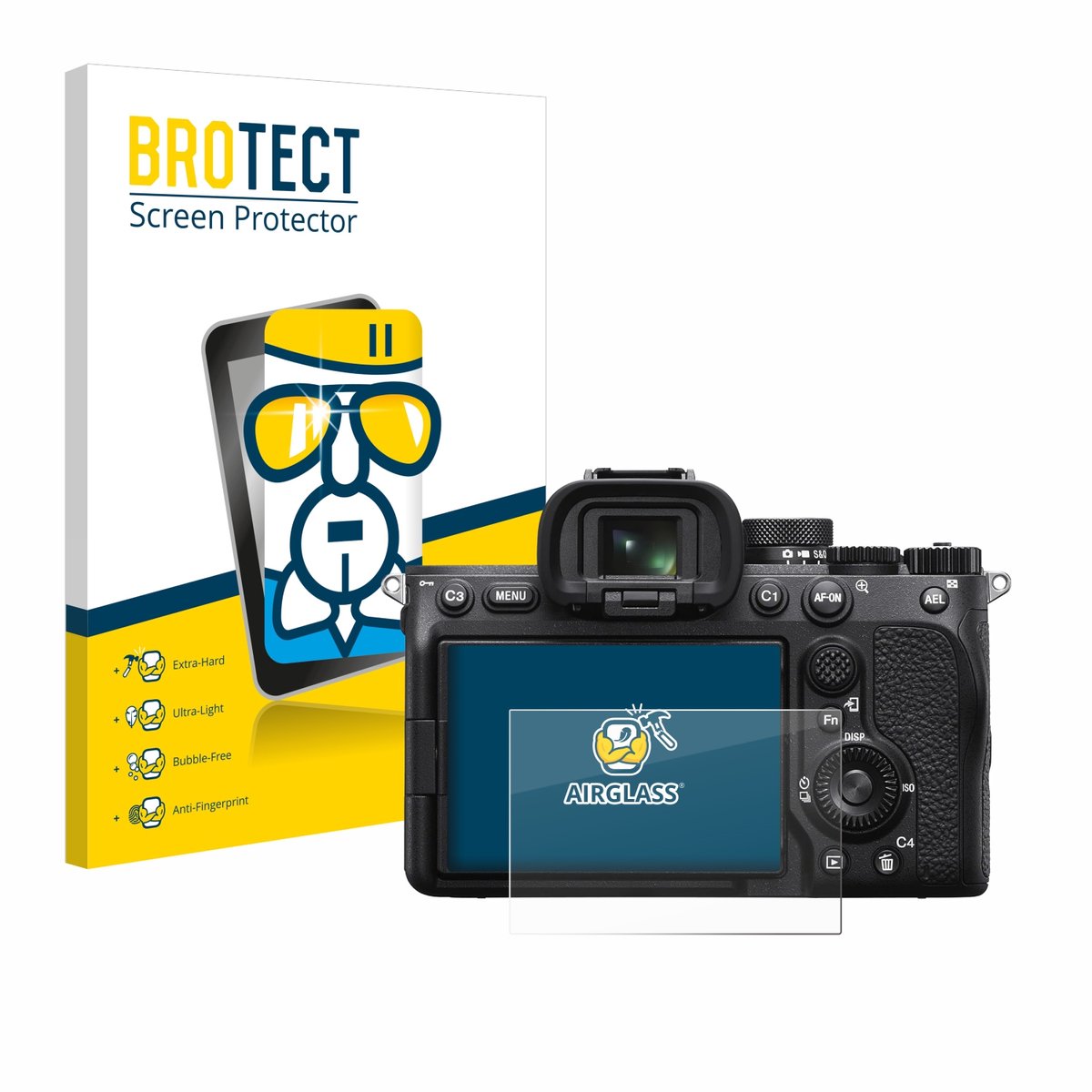 Screenprotector voor Sony Alpha 7 IV Beschermglas transparant