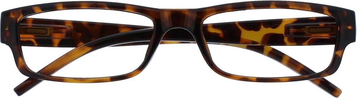 Unisex Leesbril Bruin Schildpad +1.00 Dames Heren Lichtgewicht