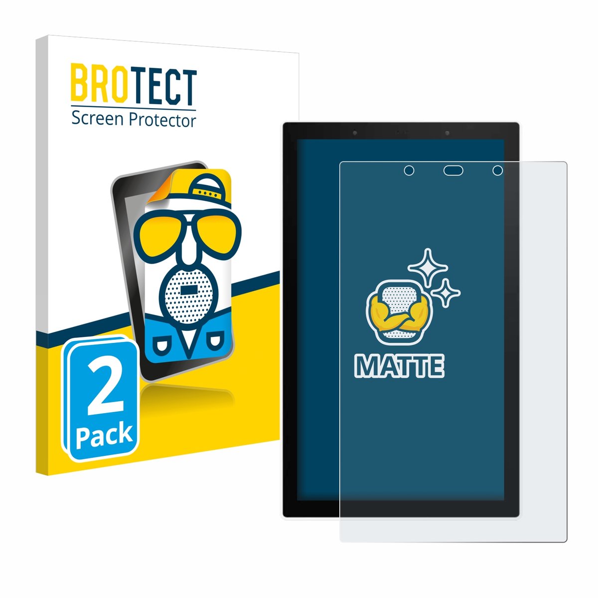 BROTECT - Screenprotector voor SONOFF NSPanel Pro 120 - Folie Beschermfolie matte 2 Stuks