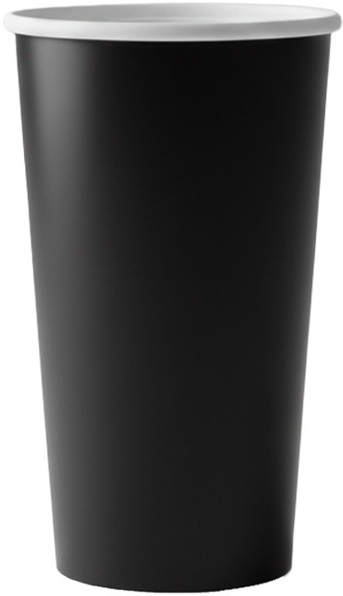 Milkshakebeker Karton Zwart 500ml/20oz - 1.000 st/ds.