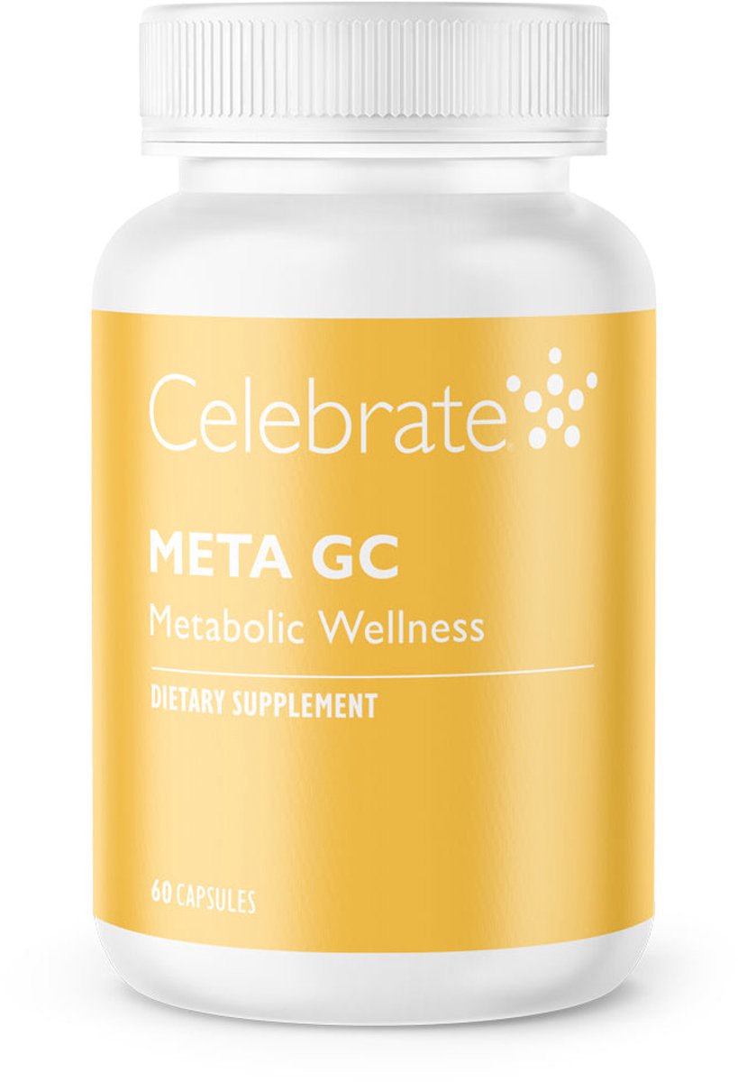 Celebrate Meta GC – Ondersteuning voor bloedsuiker, stofwisseling & gewichtsbeheersing – 60 capsules