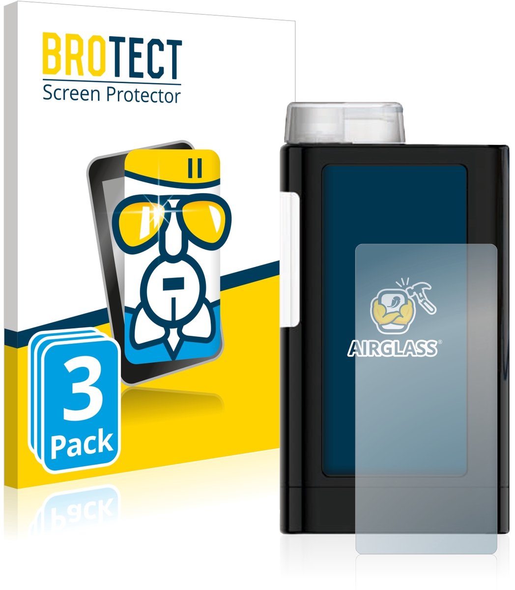Screenprotector 3 Stuks voor Mylife YpsoPump Beschermglas transparant