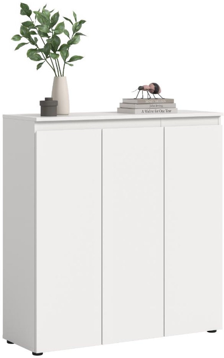 Scarpa dressoir 3 deuren wit.