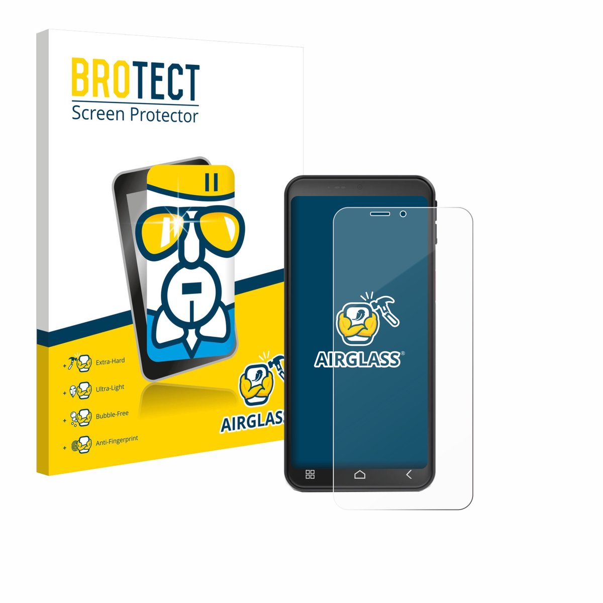 Screenprotector voor Emporia Smart 7 Lite Beschermglas transparant